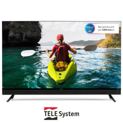 Smart TV 43" 4K con soundbar 40W