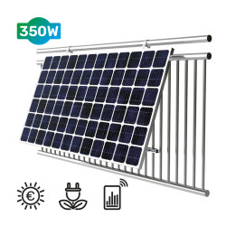 Fotovoltaico da ringhiera 350W ad inclinazione regolabile