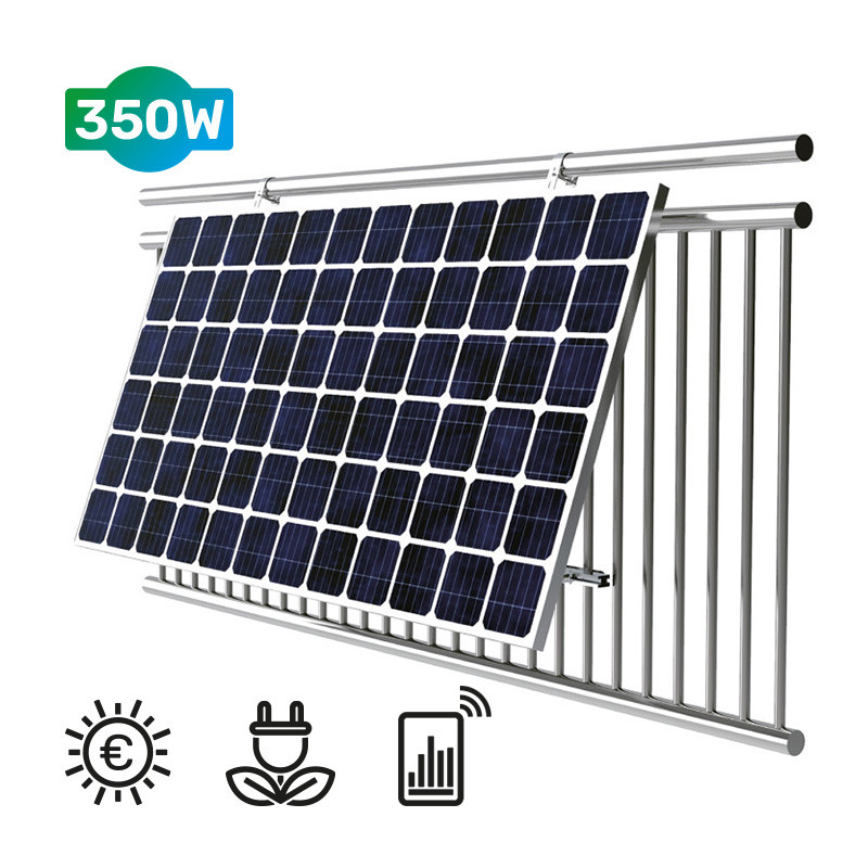 Fotovoltaico da ringhiera 350W ad inclinazione regolabile