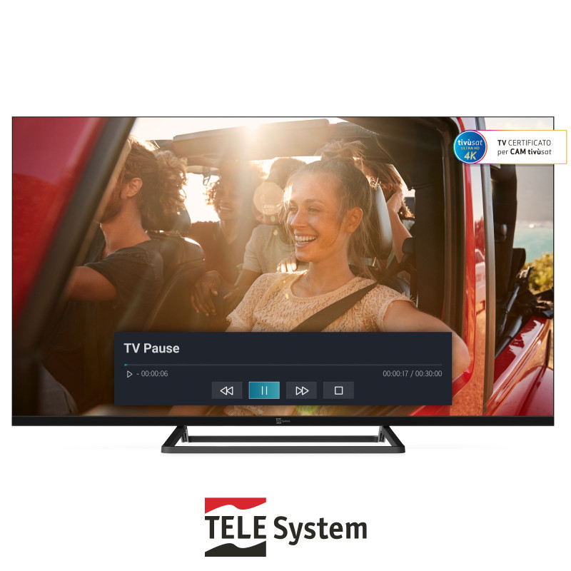 SMART TV 43 4K UHD HDR10 TS43FL4KSMV13 TELE System