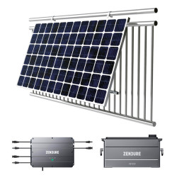 Fotovoltaico da ringhiera 350W con batteria accumulo 960Wh