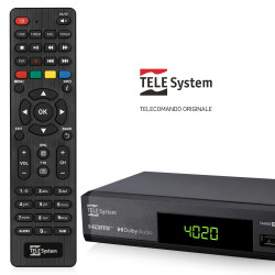 Telecomando originale per decoder TS4020 COMBO TELE System
