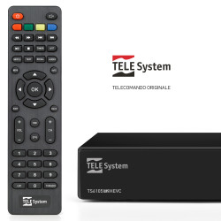 Telecomando originale per decoder digitale terrestre TELE System TS6105 T2HEVC