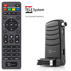 Telecomando originale per decoder TS6005 Stealth TELE System