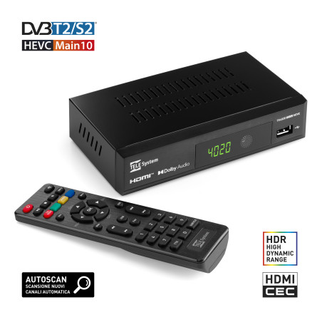 Decoder I-Can I-ZAP ST395 Combo DVB-S2 Satellite E DVB-T2 Terrestre – Ricevitore HD - 2