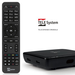 Telecomando originale per decoder Android TELE System TSUP T2HD, TSUP T2HEVC, TS UP T2 4K, TS UP T2 4K combo