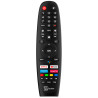 Telecomando originale per Android TV TELE System. Bluetooth, Controllo vocale Google Assistant