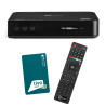 Decoder Satellitare TS9019HEVC, Smartcard tivùsat Inclusa. Telecomando 2 in 1