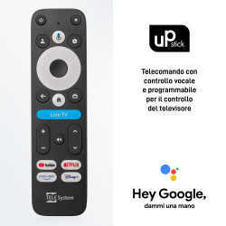 Telecomando programmabile e con controllo vocale Google Assistant